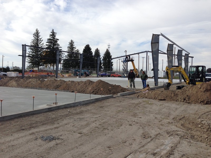Construction on the new OTRD Rec Center