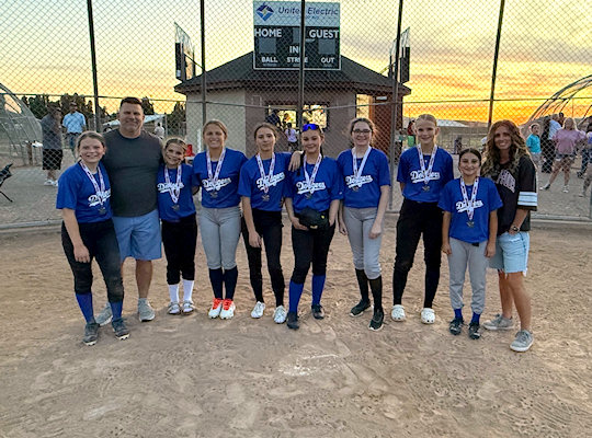 2025 Sr Girls Dodgers 2nd Place